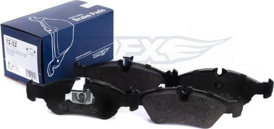 TOMEX brakes TX 12-32 - Тормозные колодки, дисковые, комплект autosila-amz.com