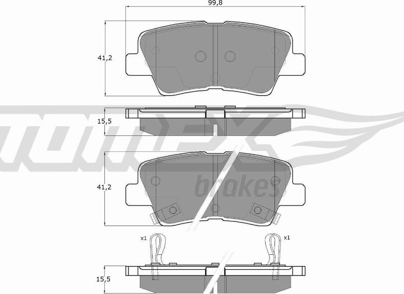 Remsa 1362.08 - Тормозные колодки, дисковые, комплект autosila-amz.com