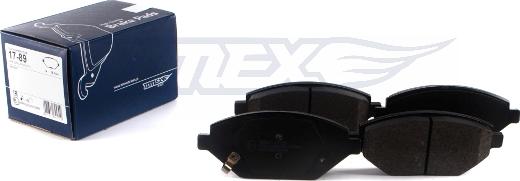 TOMEX brakes TX 17-89 - Тормозные колодки, дисковые, комплект autosila-amz.com