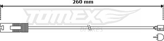 TOMEX brakes TX 30-99 - Сигнализатор, износ тормозных колодок autosila-amz.com