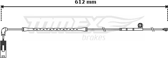 TOMEX brakes TX 30-90 - Сигнализатор, износ тормозных колодок autosila-amz.com