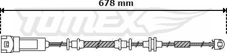 TOMEX brakes TX 30-48 - Сигнализатор, износ тормозных колодок autosila-amz.com