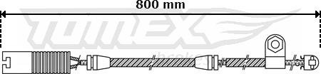 TOMEX brakes TX 30-43 - Сигнализатор, износ тормозных колодок autosila-amz.com