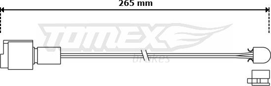TOMEX brakes TX 30-83 - Сигнализатор, износ тормозных колодок autosila-amz.com