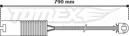 TOMEX brakes TX 30-30 - Сигнализатор, износ тормозных колодок autosila-amz.com
