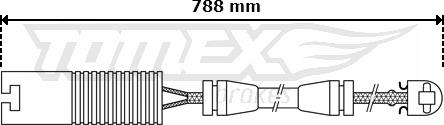 TOMEX brakes TX 30-29 - Сигнализатор, износ тормозных колодок autosila-amz.com