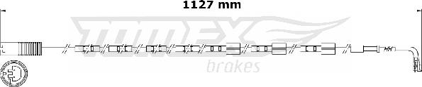 TOMEX brakes TX 31-01 - Сигнализатор, износ тормозных колодок autosila-amz.com