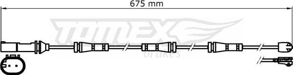 TOMEX brakes TX 31-35 - Сигнализатор, износ тормозных колодок autosila-amz.com