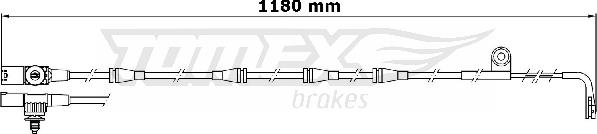 TOMEX brakes TX 31-33 - Сигнализатор, износ тормозных колодок autosila-amz.com