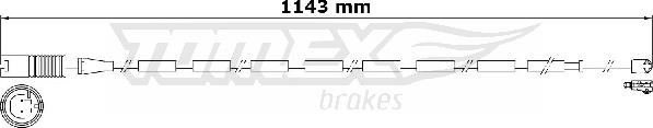 TOMEX brakes TX 31-29 - Сигнализатор, износ тормозных колодок autosila-amz.com