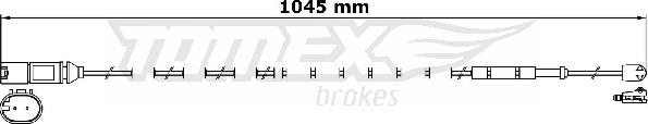 TOMEX brakes TX 31-28 - Сигнализатор, износ тормозных колодок autosila-amz.com