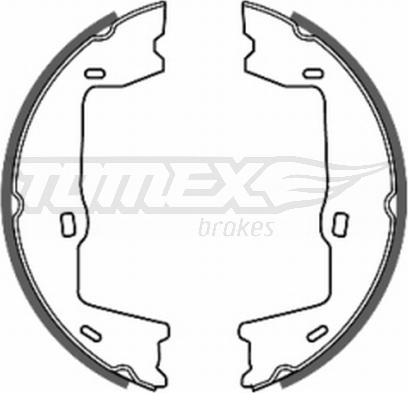 TOMEX brakes TX 20-69 - Комплект тормозных колодок, барабанные autosila-amz.com