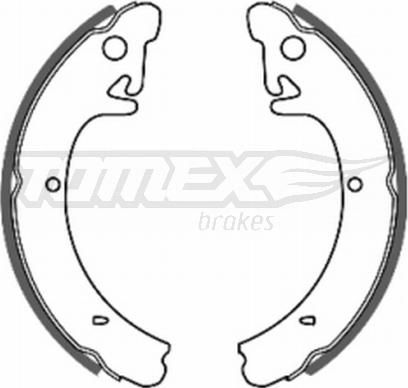 TOMEX brakes TX 20-09 - Комплект тормозных колодок, барабанные autosila-amz.com