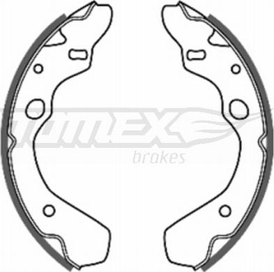 TOMEX brakes TX 20-38 - Комплект тормозных колодок, барабанные autosila-amz.com