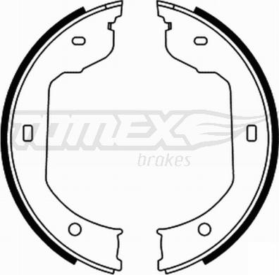 TOMEX brakes TX 21-90 - Комплект тормозных колодок, барабанные autosila-amz.com
