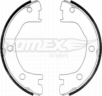 TOMEX brakes TX 21-41 - Комплект тормозных колодок, барабанные autosila-amz.com