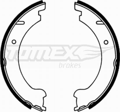 TOMEX brakes TX 21-69 - Комплект тормозных колодок, барабанные autosila-amz.com