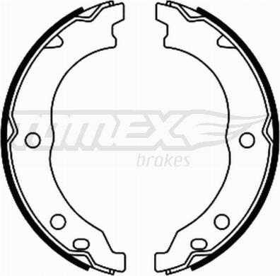 TOMEX brakes TX 21-68 - Комплект тормозных колодок, барабанные autosila-amz.com