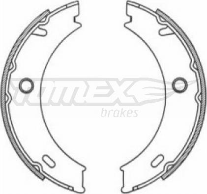 TOMEX brakes TX 21-18 - Комплект тормозных колодок, барабанные autosila-amz.com