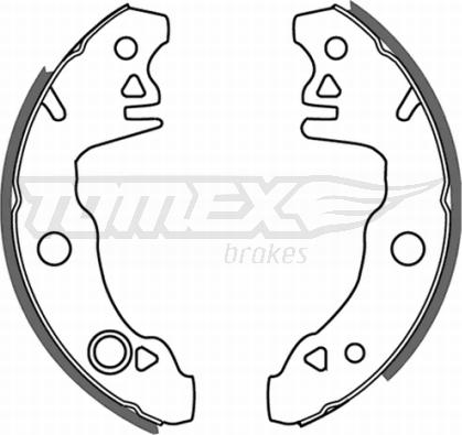 TOMEX brakes TX 21-29 - Комплект тормозных колодок, барабанные autosila-amz.com