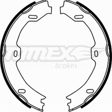 TOMEX brakes TX 21-72 - Комплект тормозных колодок, барабанные autosila-amz.com