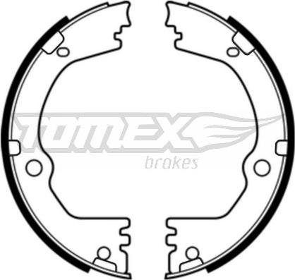 TOMEX brakes TX 23-48 - Комплект тормозных колодок, барабанные autosila-amz.com