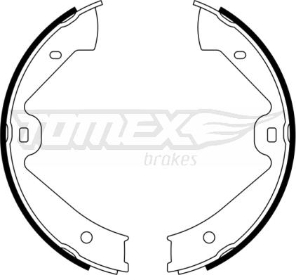 TOMEX brakes TX 23-11 - Комплект тормозных колодок, барабанные autosila-amz.com