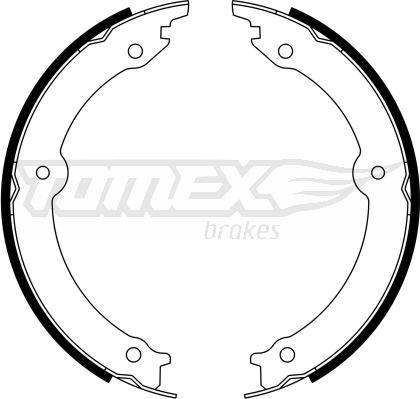 TOMEX brakes TX 23-33 - Комплект тормозов, ручник, парковка autosila-amz.com