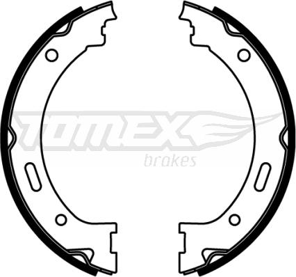 TOMEX brakes TX 22-59 - Комплект тормозных колодок, барабанные autosila-amz.com