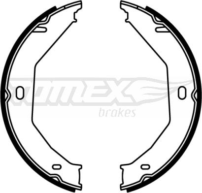 TOMEX brakes TX 22-58 - Комплект тормозных колодок, барабанные autosila-amz.com