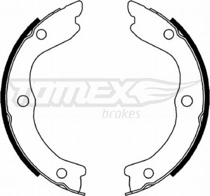 TOMEX brakes TX 22-30 - Комплект тормозных колодок, барабанные autosila-amz.com