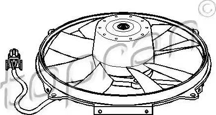 Topran 400 794 - Вентилятор, охлаждение двигателя autosila-amz.com