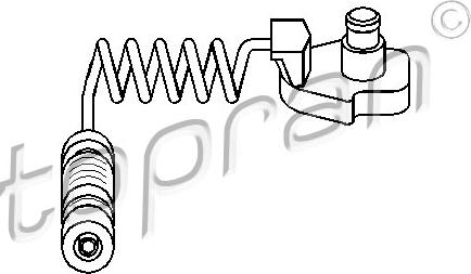 Topran 401 457 - Сигнализатор, износ тормозных колодок autosila-amz.com