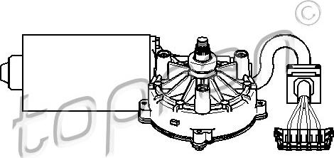 Topran 401 531 - Двигатель стеклоочистителя autosila-amz.com