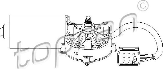 Topran 401 533 - Двигатель стеклоочистителя autosila-amz.com