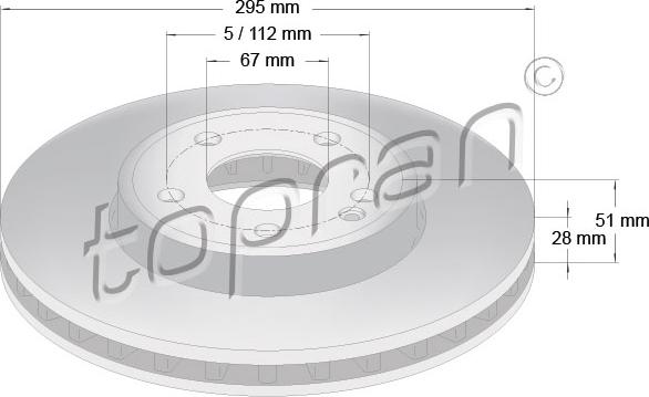 Topran 408 554 - Тормозной диск autosila-amz.com