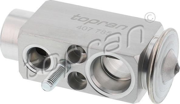 Topran 407 785 - Расширительный клапан, кондиционер \MERCEDES-BENZ C-CLASS C 160 Kompressor 02>08, C-CLASS C 180 00>0 autosila-amz.com