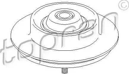 Topran 500 870 - Опора стойки амортизатора, подушка autosila-amz.com