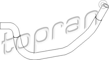 Topran 501 558 - Гидравлический шланг, рулевое управление autosila-amz.com