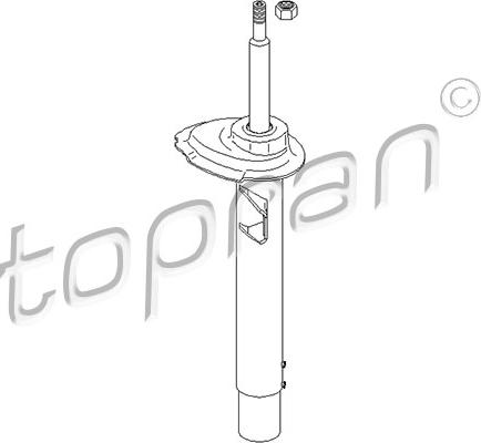 Topran 501 626 - Амортизатор autosila-amz.com