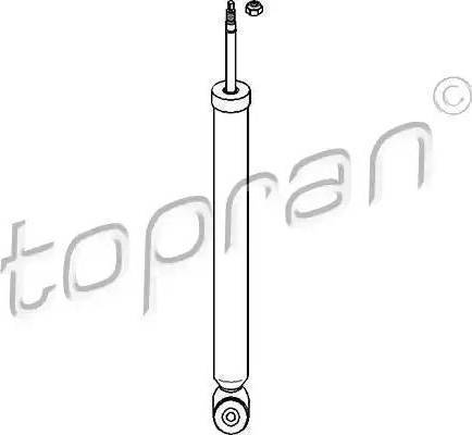 Topran 110 864 - амортизатор газовый задний VW autosila-amz.com