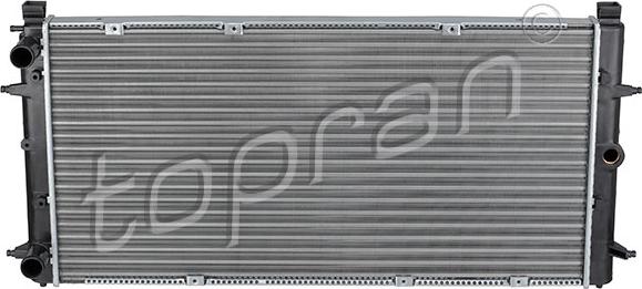 Topran 105 746 - Радиатор, охлаждение двигателя autosila-amz.com