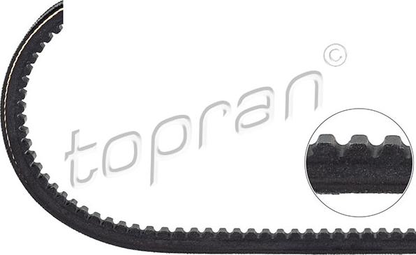 Topran 202 338 - Клиновой ремень, поперечные рёбра autosila-amz.com