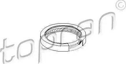 Topran 101 489 - Уплотняющее кольцо, коленчатый вал autosila-amz.com