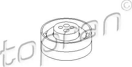 Topran 101 597 - Натяжной ролик, зубчатый ремень ГРМ autosila-amz.com