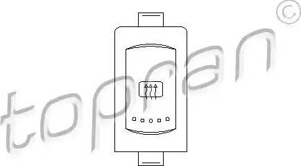 Topran 108 882 - Выключатель, обогреватель заднего стекла autosila-amz.com