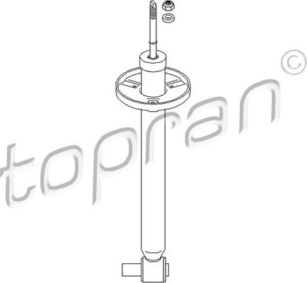 Topran 108 377 - амортизатор подвески \AUDI A4 B5 1.6 94>00, A4 B5 1.6 94>01, A4 B5 1.8 94>00, A4 B5 1.8 95>00, A4 B5 autosila-amz.com