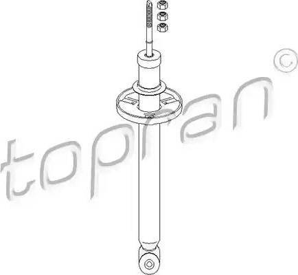 Topran 103 061 - Амортизатор autosila-amz.com