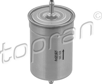 Topran 103 023 - Топливный фильтр autosila-amz.com