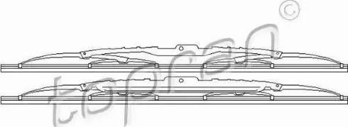 Topran 102 980 - Щетка стеклоочистителя autosila-amz.com